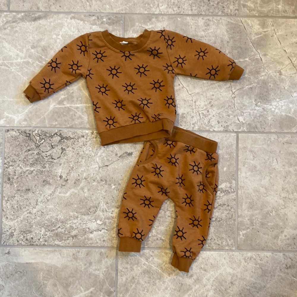 3-6 month sweat suit